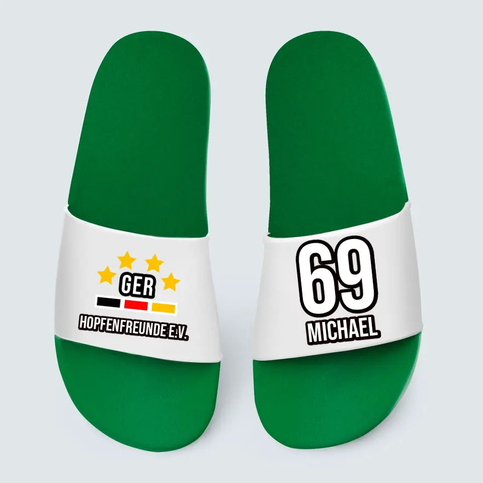 Duitsland-Laschen - Gepersonaliseerde slippers