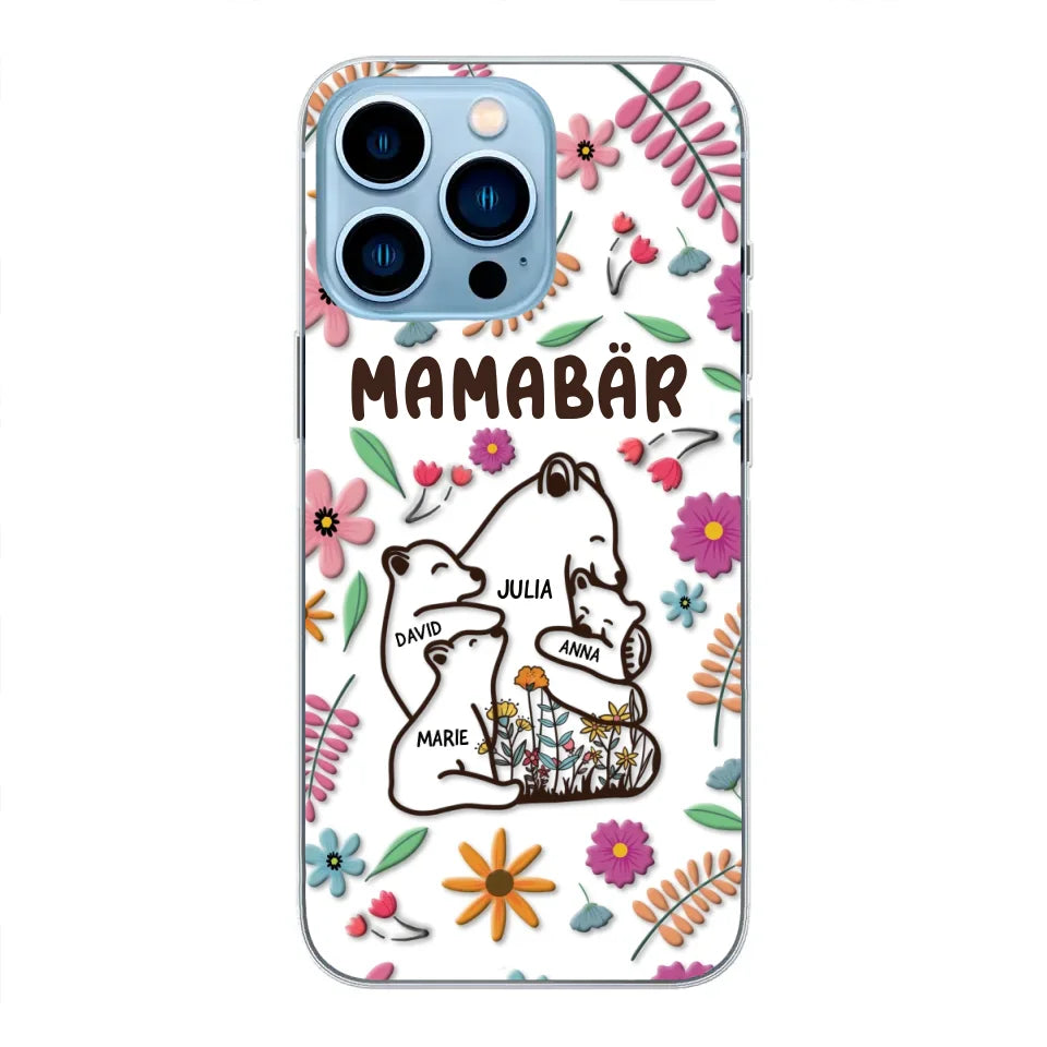 Bear Family - Gepersonaliseerde telefoonhoes