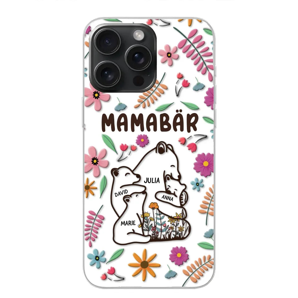 Bear Family - Gepersonaliseerde telefoonhoes