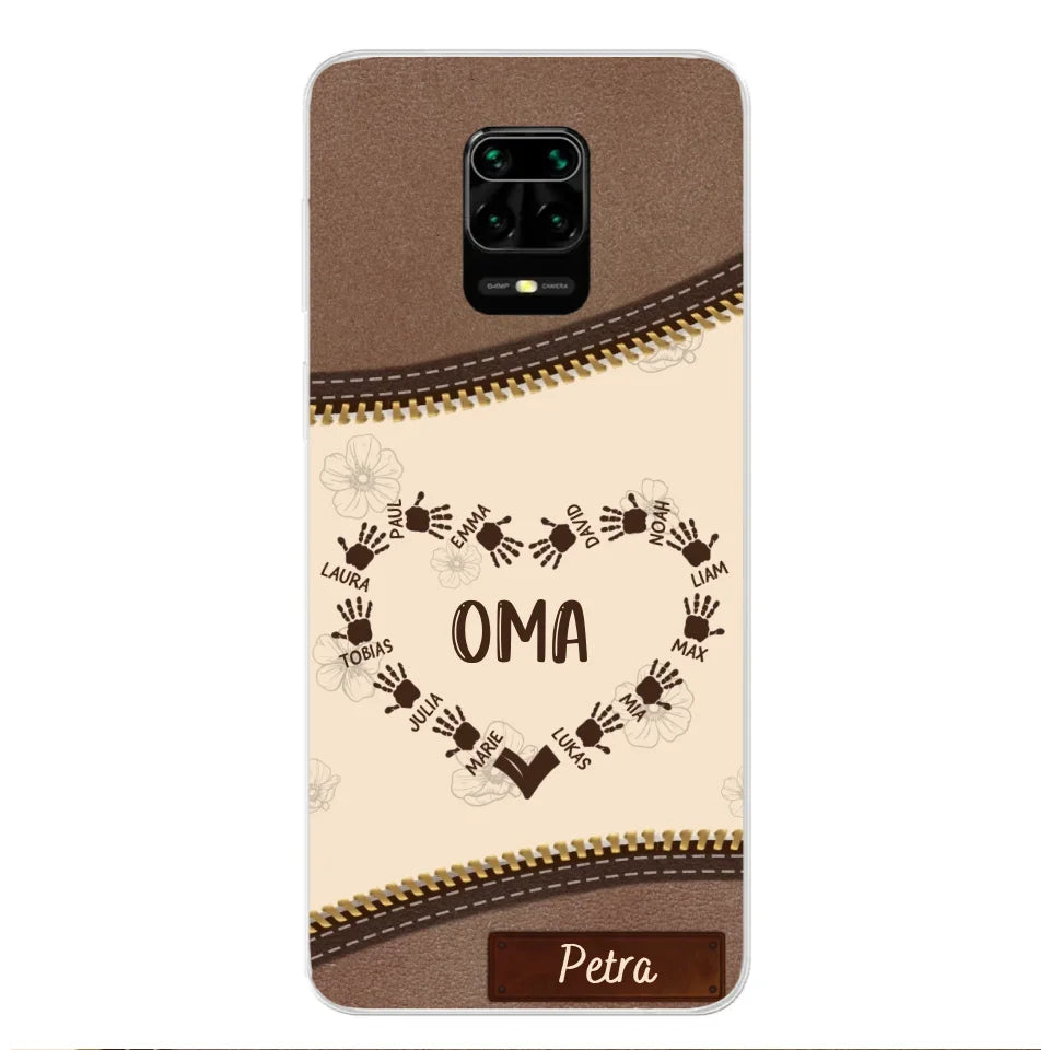 Favoriete Hart Leren Look - Gepersonaliseerde Telefoonhoes