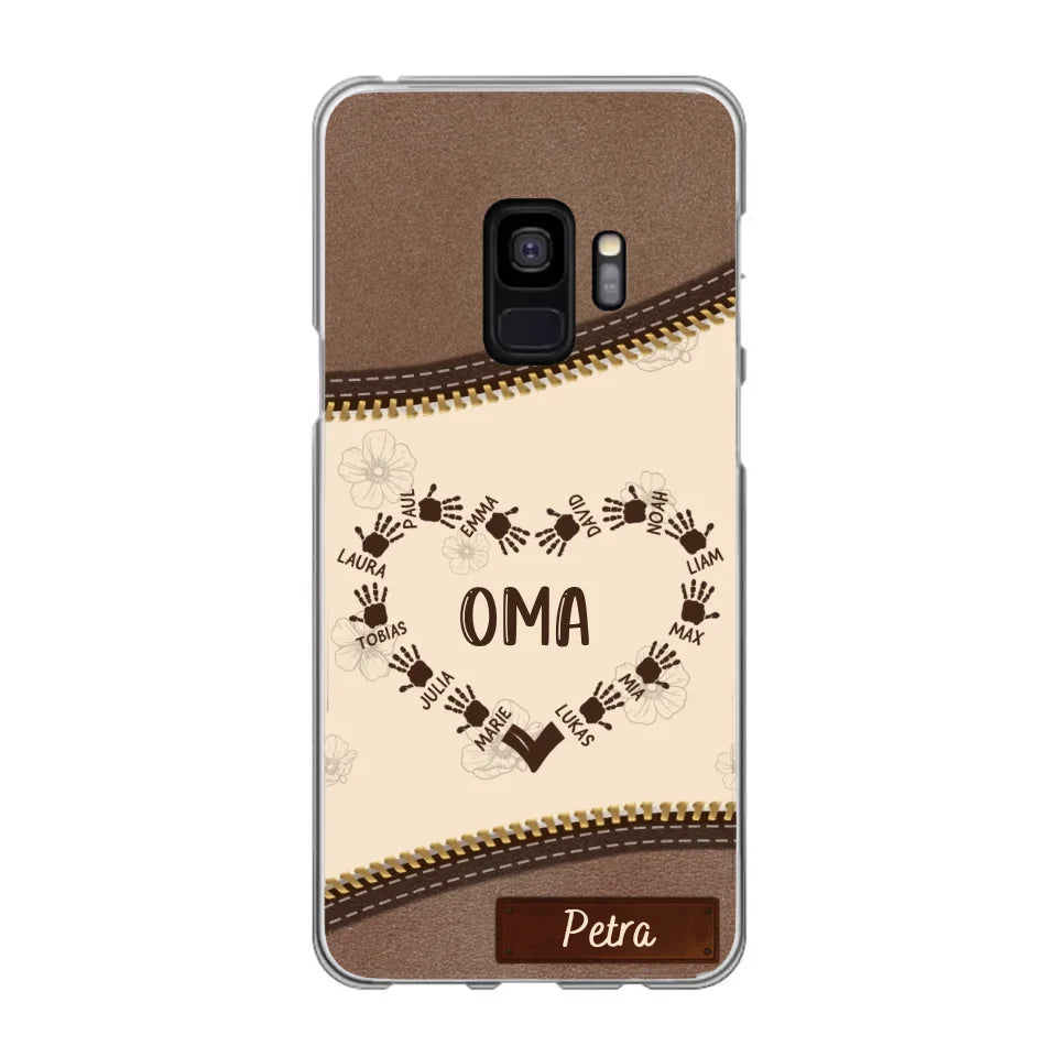 Favoriete Hart Leren Look - Gepersonaliseerde Telefoonhoes