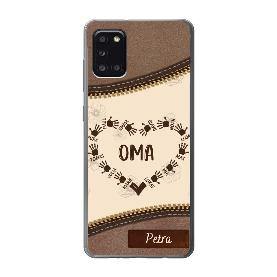 Favoriete Hart Leren Look - Gepersonaliseerde Telefoonhoes
