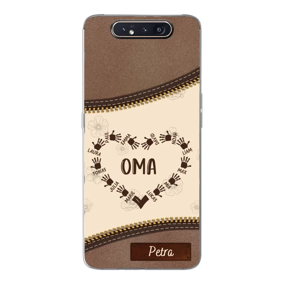 Favoriete Hart Leren Look - Gepersonaliseerde Telefoonhoes