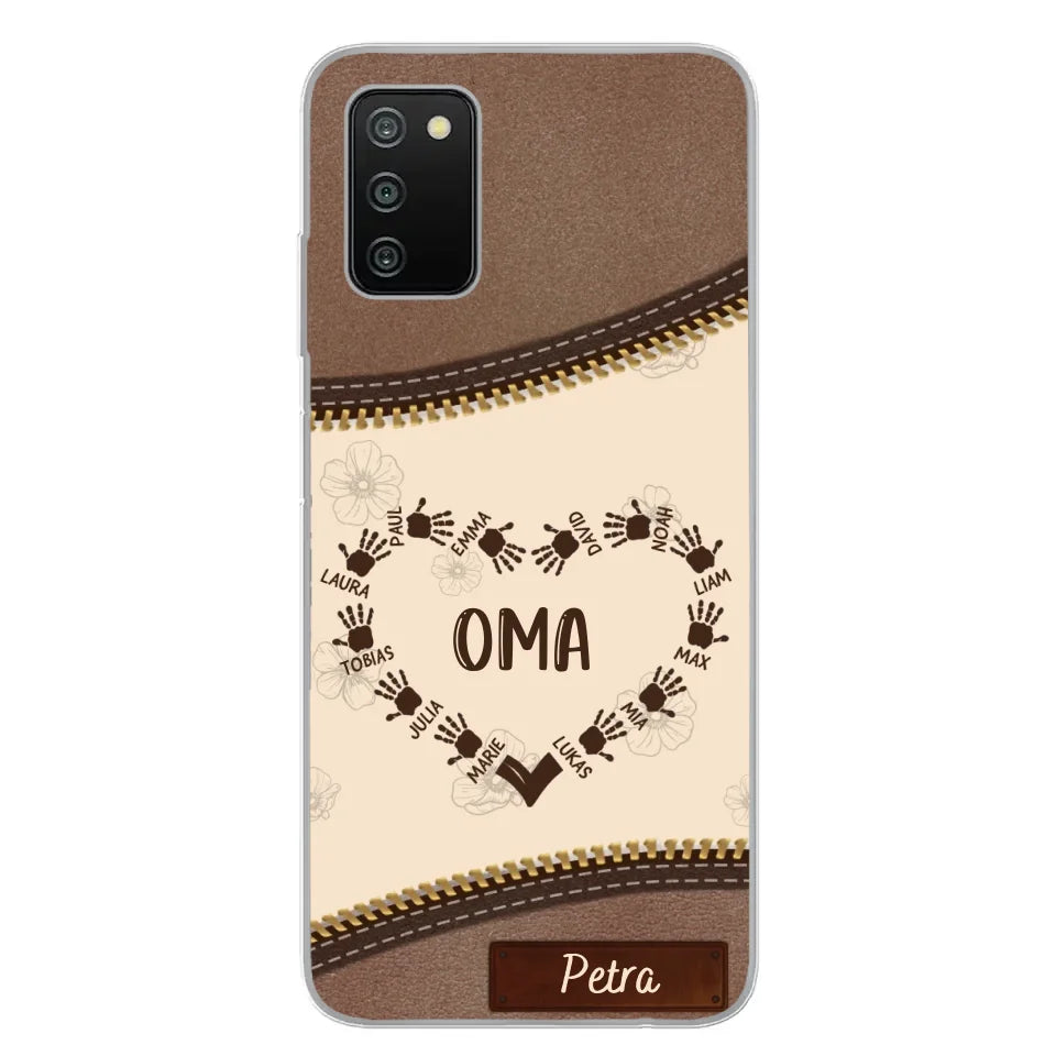 Favoriete Hart Leren Look - Gepersonaliseerde Telefoonhoes