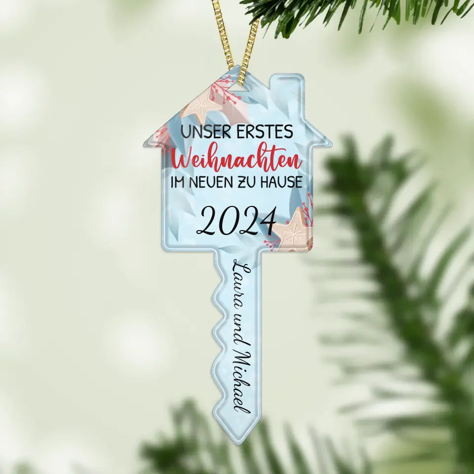 Nieuw huis - Gepersonaliseerde hanger