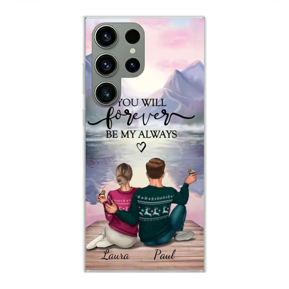 Voor altijd bij je - Gepersonaliseerd telefoonhoesje