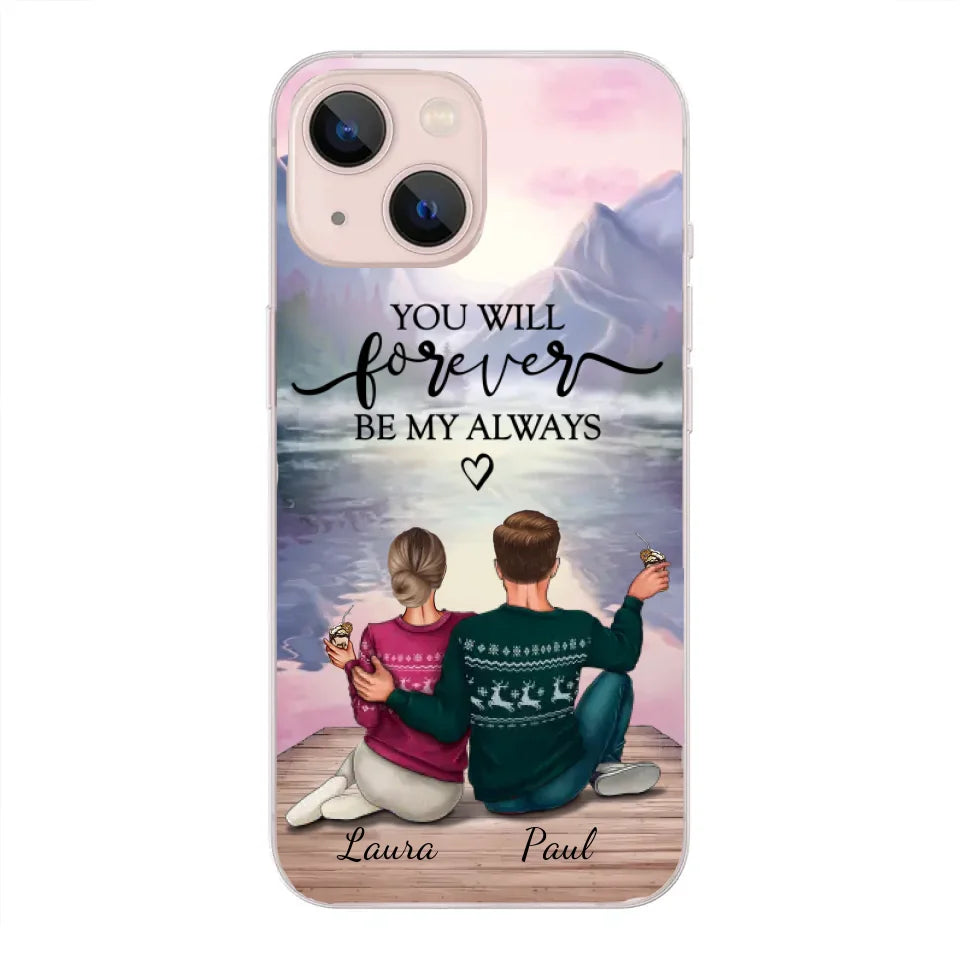 Voor altijd bij je - Gepersonaliseerd telefoonhoesje