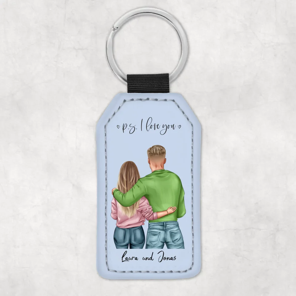 Koppel - Gepersonaliseerde sleutelhanger