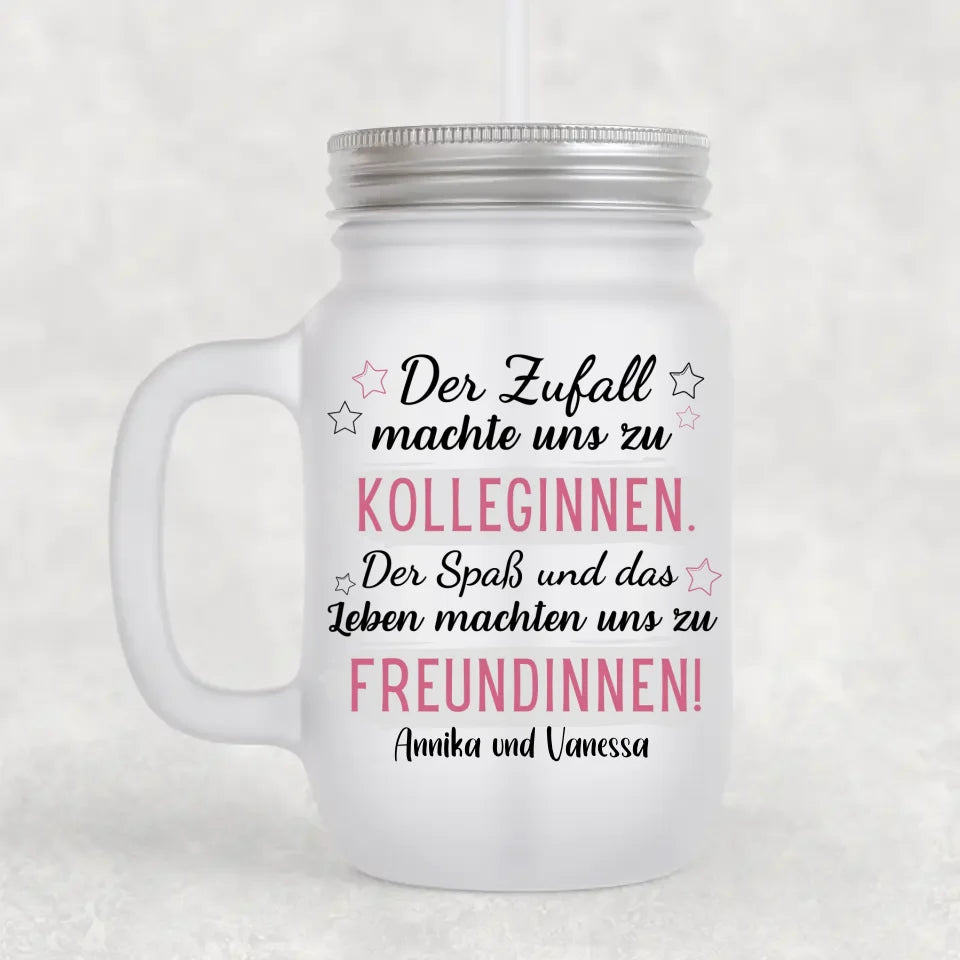 Van collega tot vriend - Gepersonaliseerd handvatglas