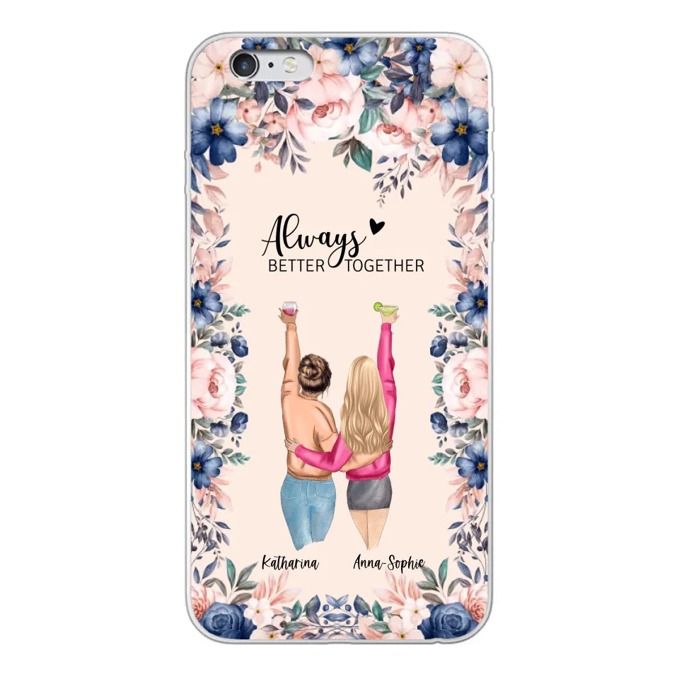 Beste vrienden voor altijd - Gepersonaliseerde telefoonhoesje