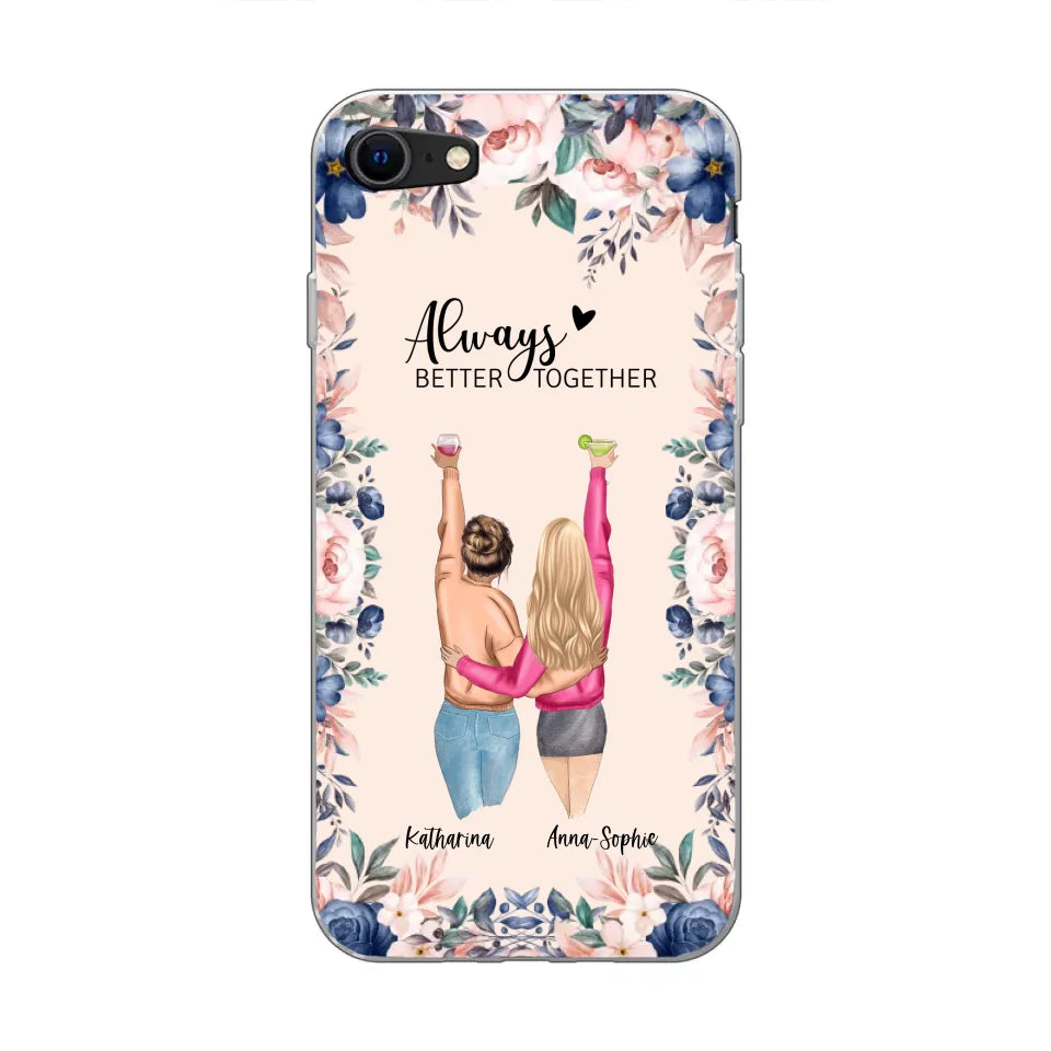 Beste vrienden voor altijd - Gepersonaliseerde telefoonhoesje