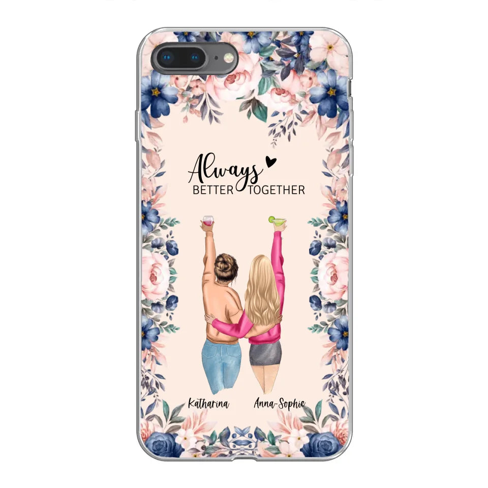 Beste vrienden voor altijd - Gepersonaliseerde telefoonhoesje
