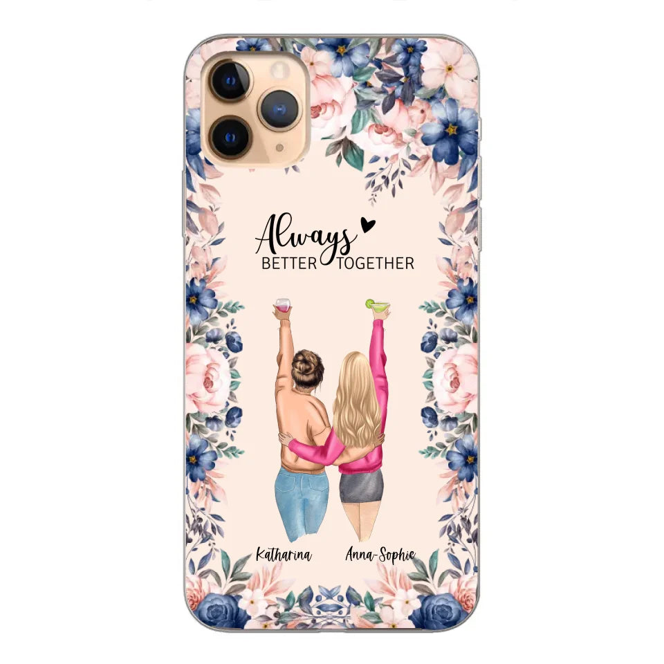 Beste vrienden voor altijd - Gepersonaliseerde telefoonhoesje