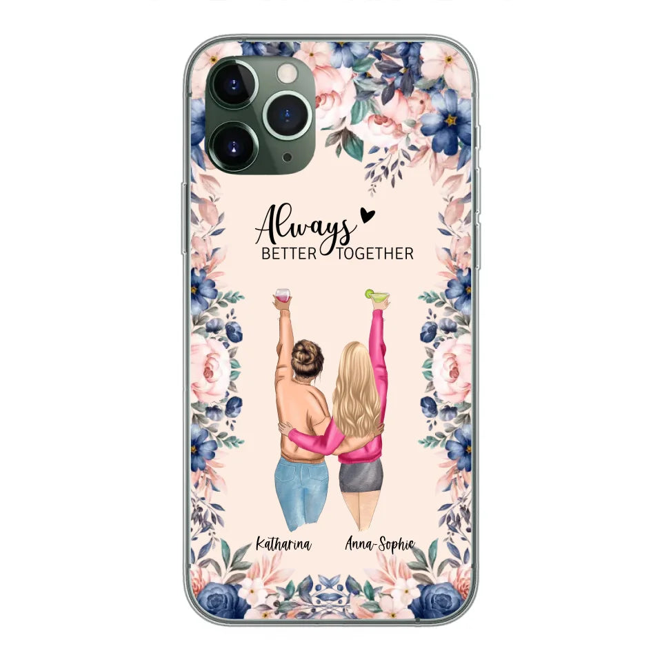 Beste vrienden voor altijd - Gepersonaliseerde telefoonhoesje