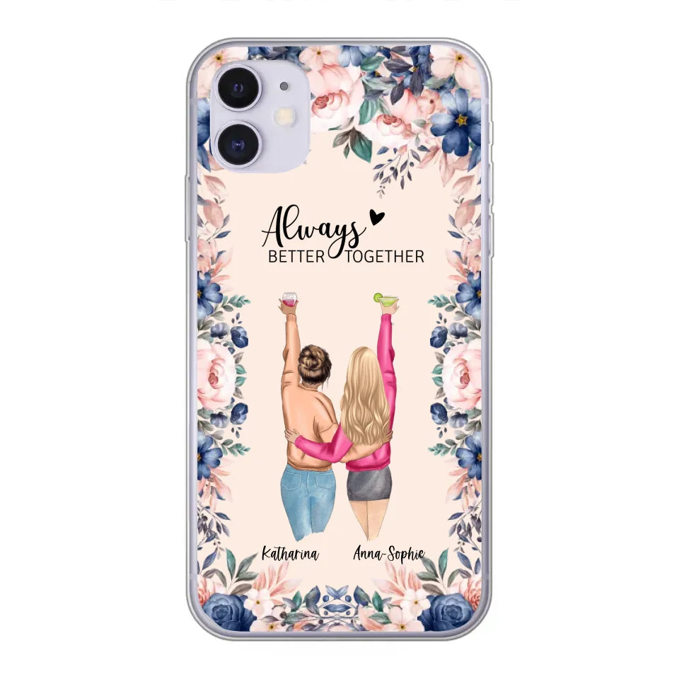 Beste vrienden voor altijd - Gepersonaliseerde telefoonhoesje
