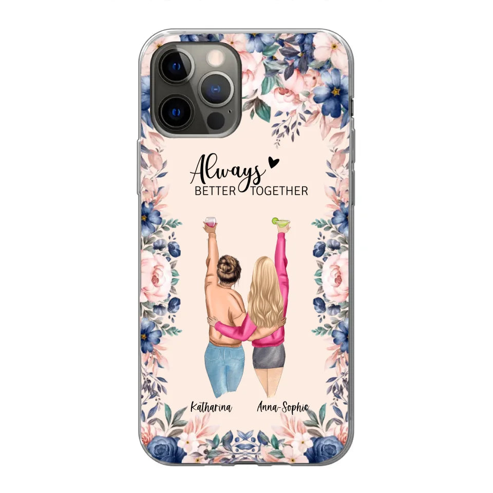 Beste vrienden voor altijd - Gepersonaliseerde telefoonhoesje