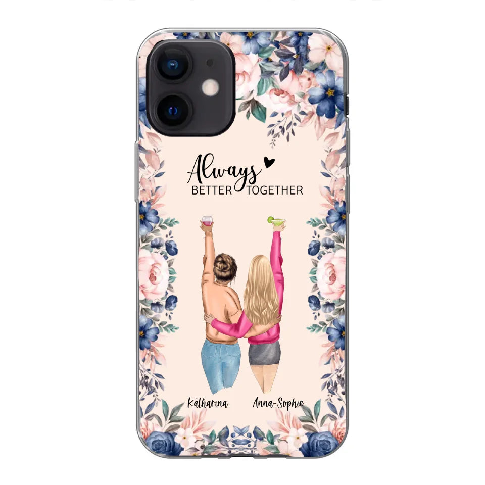 Beste vrienden voor altijd - Gepersonaliseerde telefoonhoesje