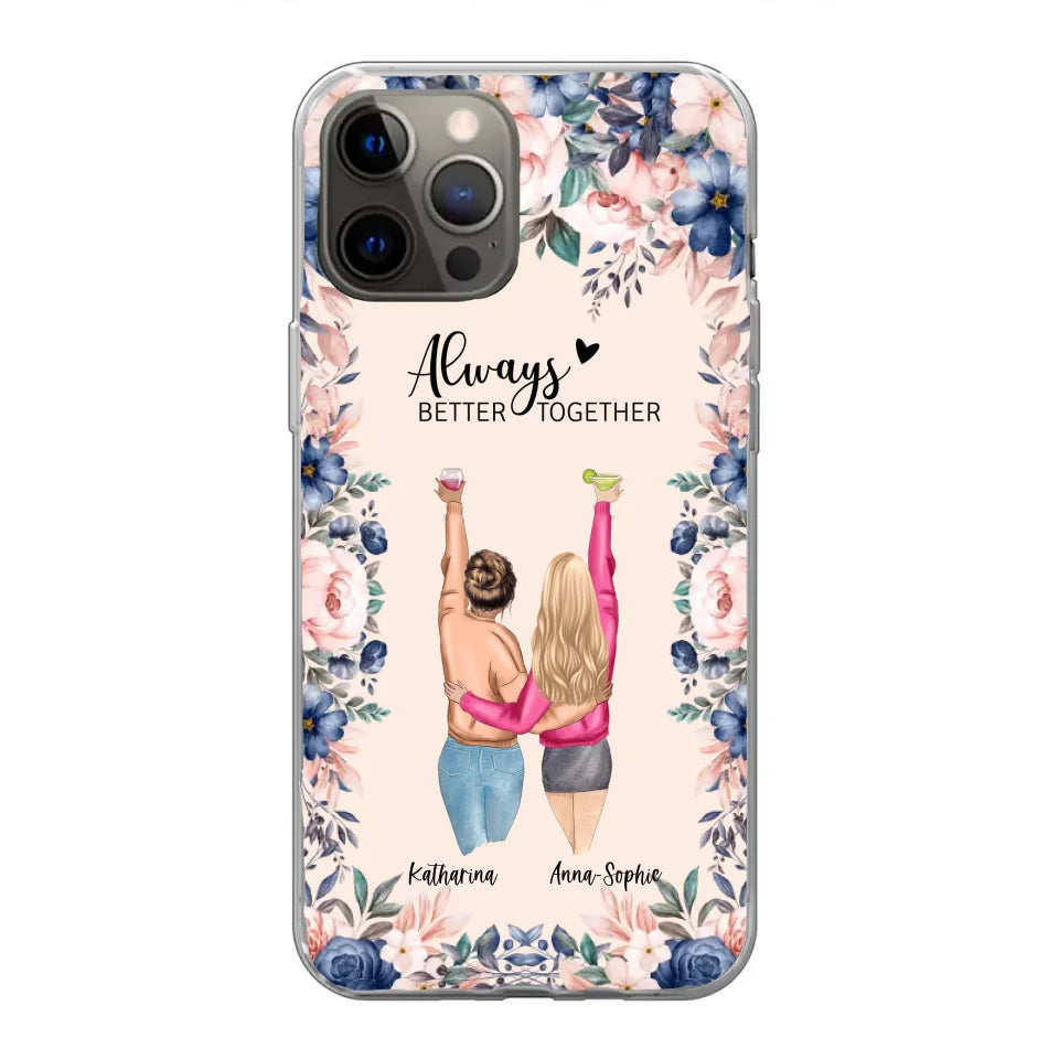 Beste vrienden voor altijd - Gepersonaliseerde telefoonhoesje