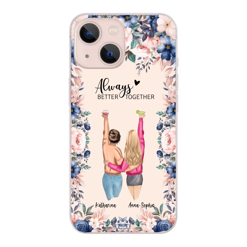 Beste vrienden voor altijd - Gepersonaliseerde telefoonhoesje