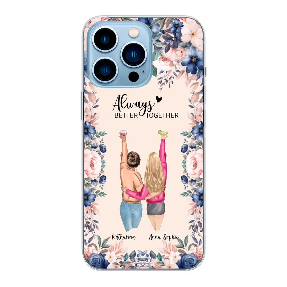 Beste vrienden voor altijd - Gepersonaliseerde telefoonhoesje