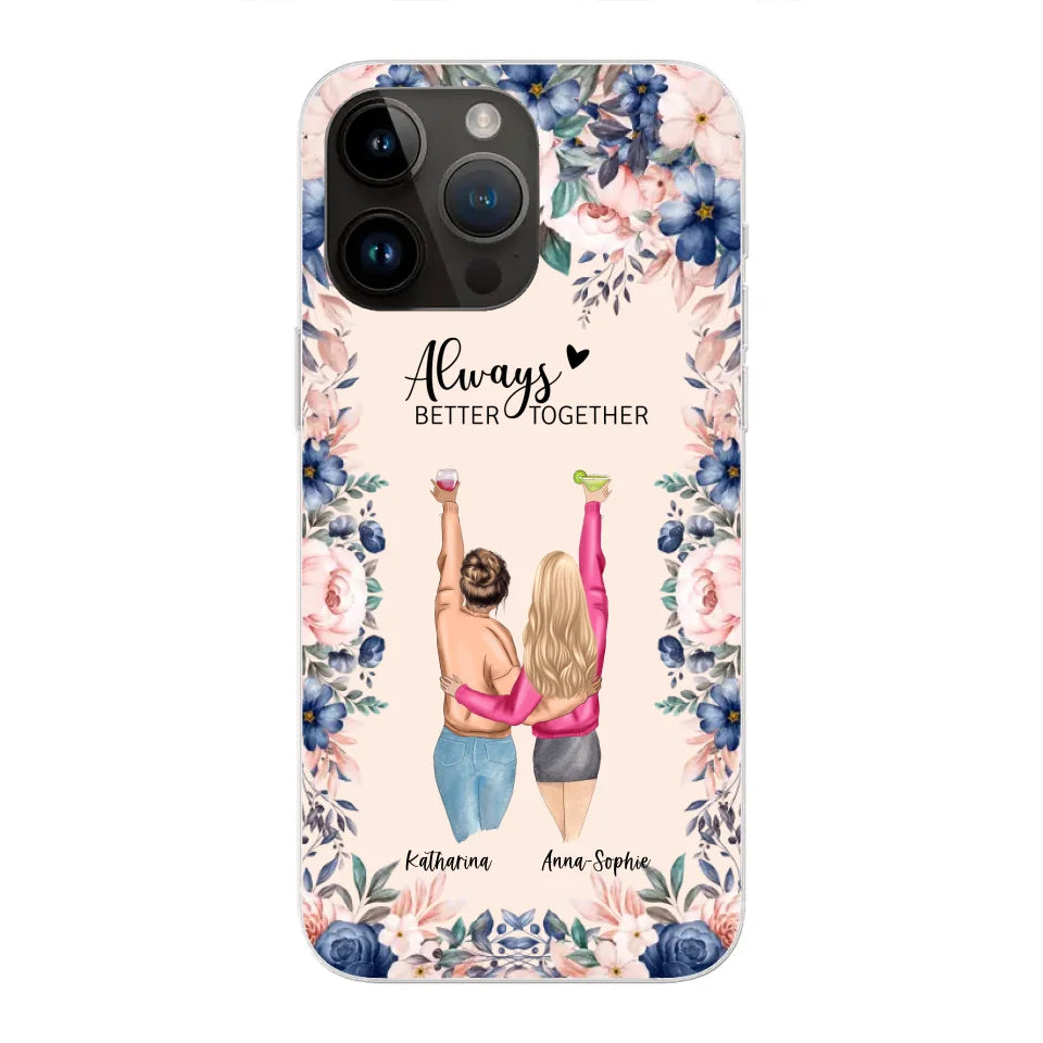 Beste vrienden voor altijd - Gepersonaliseerde telefoonhoesje