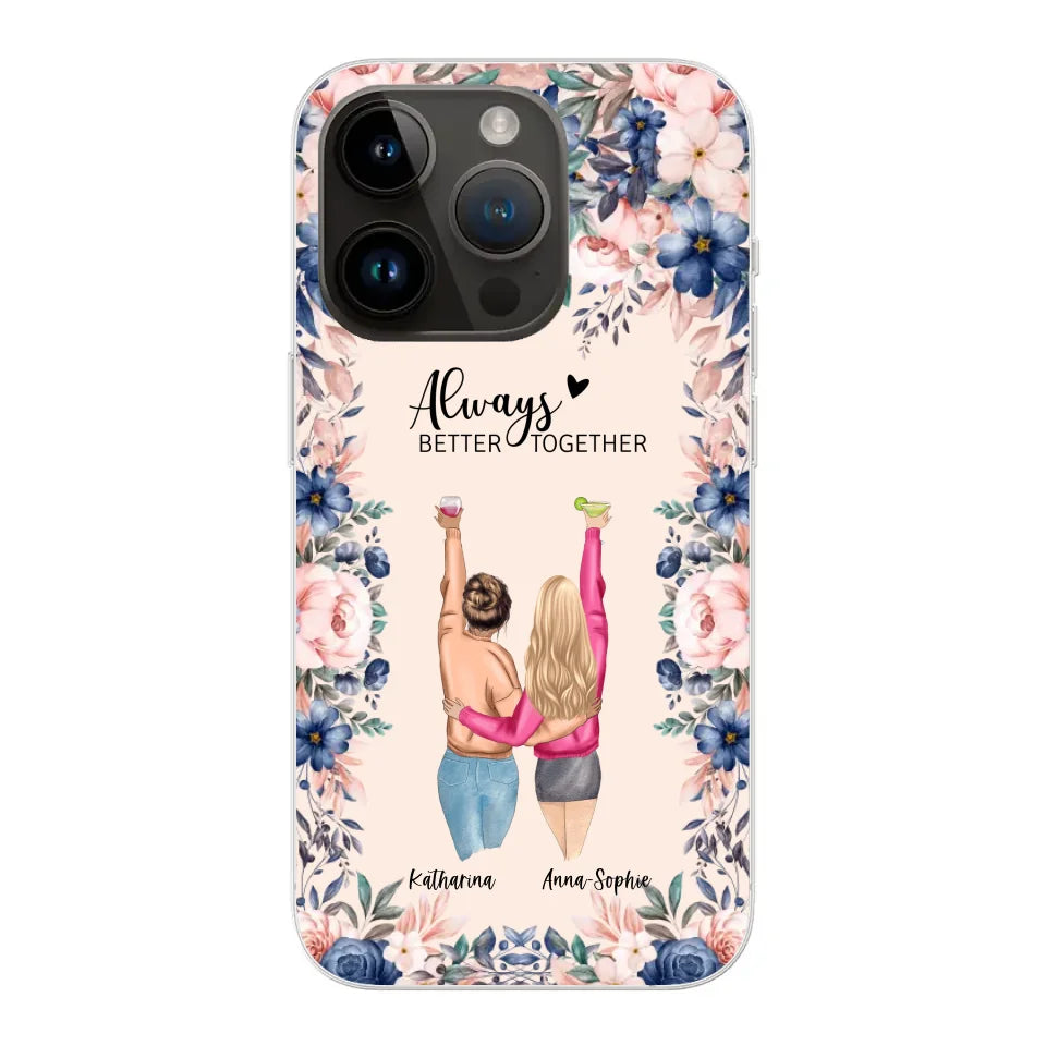 Beste vrienden voor altijd - Gepersonaliseerde telefoonhoesje