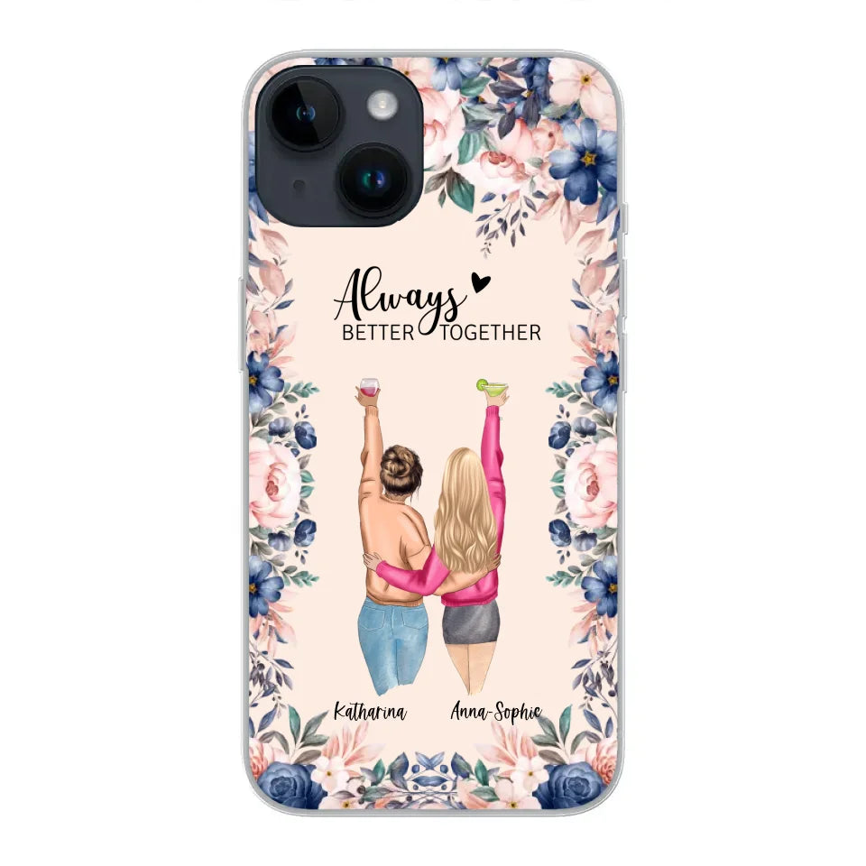 Beste vrienden voor altijd - Gepersonaliseerde telefoonhoesje