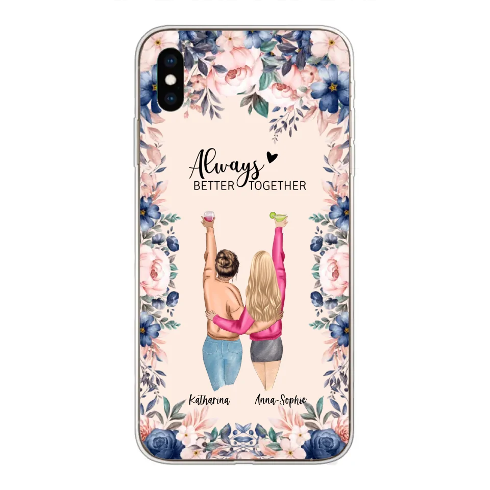 Beste vrienden voor altijd - Gepersonaliseerde telefoonhoesje