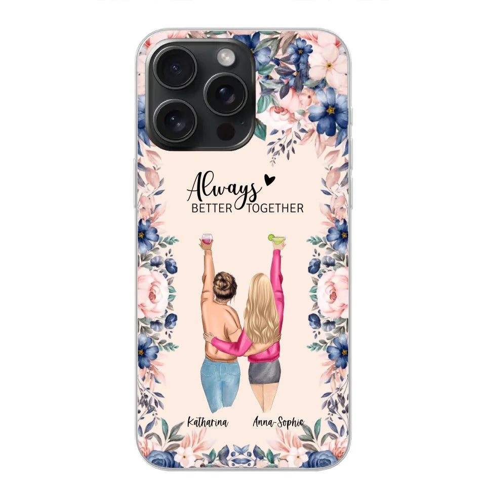 Beste vrienden voor altijd - Gepersonaliseerde telefoonhoesje