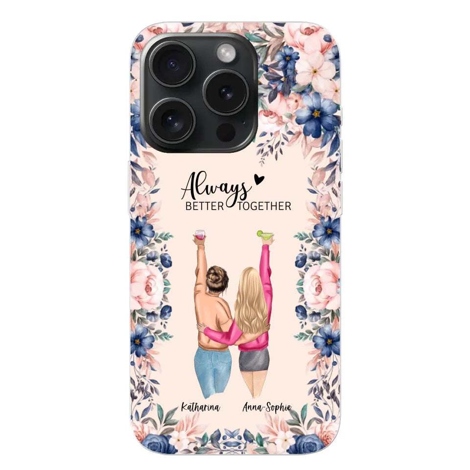 Beste vrienden voor altijd - Gepersonaliseerde telefoonhoesje