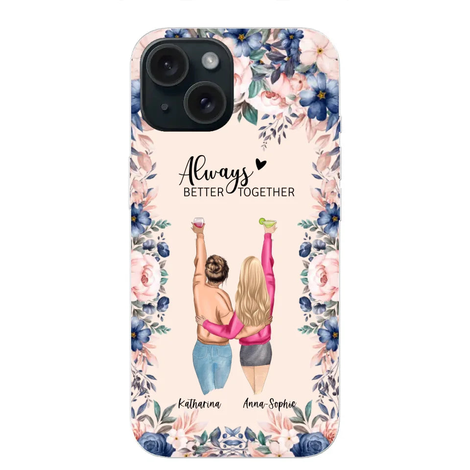 Beste vrienden voor altijd - Gepersonaliseerde telefoonhoesje