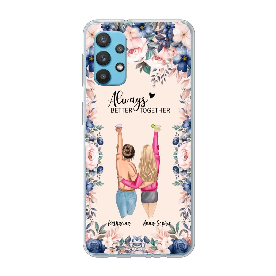 Beste vrienden voor altijd - Gepersonaliseerde telefoonhoesje