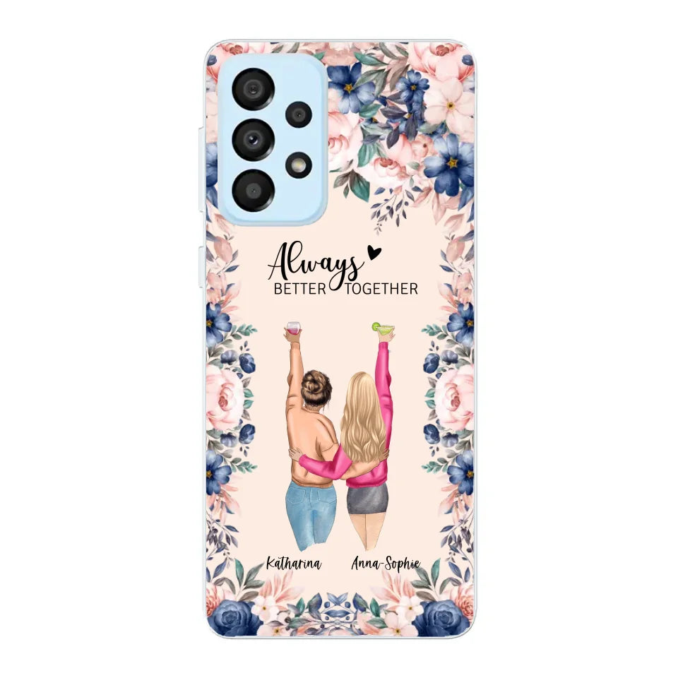 Beste vrienden voor altijd - Gepersonaliseerde telefoonhoesje