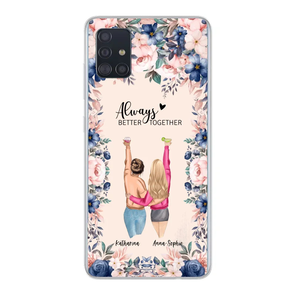 Beste vrienden voor altijd - Gepersonaliseerde telefoonhoesje
