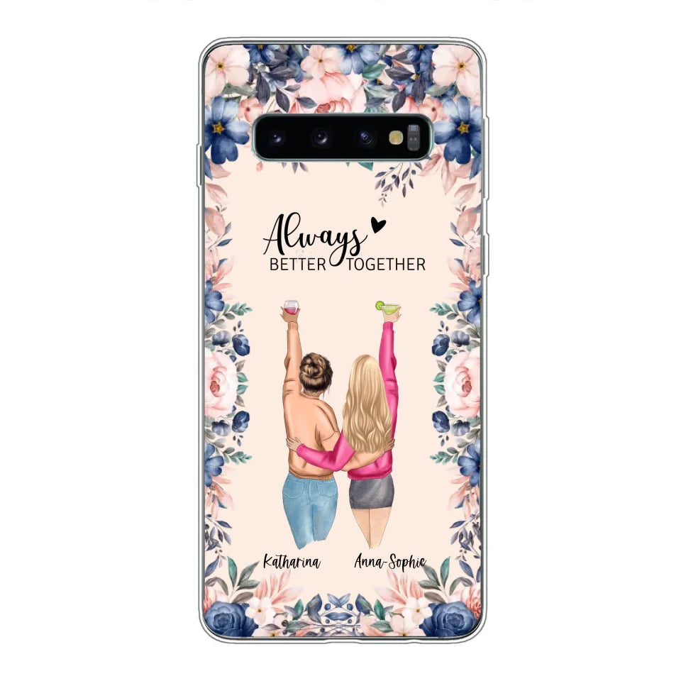 Beste vrienden voor altijd - Gepersonaliseerde telefoonhoesje