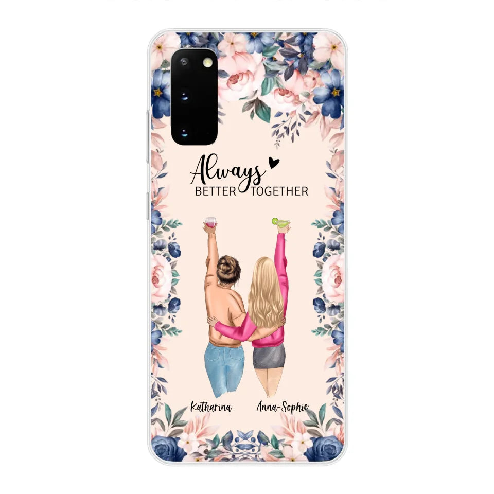 Beste vrienden voor altijd - Gepersonaliseerde telefoonhoesje