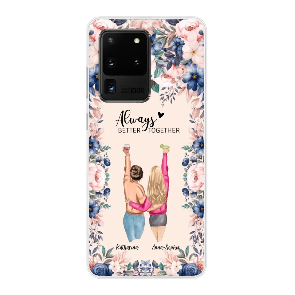 Beste vrienden voor altijd - Gepersonaliseerde telefoonhoesje