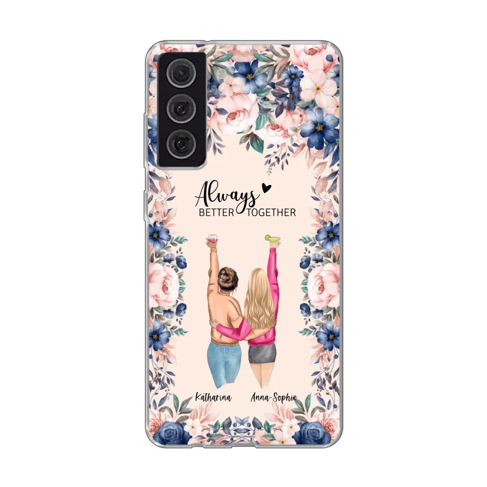 Beste vrienden voor altijd - Gepersonaliseerde telefoonhoesje