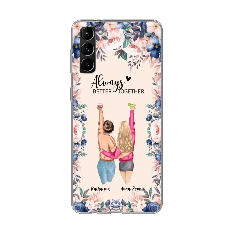 Beste vrienden voor altijd - Gepersonaliseerde telefoonhoesje