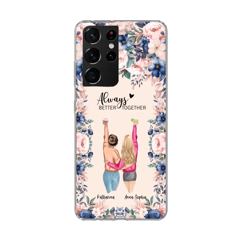 Beste vrienden voor altijd - Gepersonaliseerde telefoonhoesje