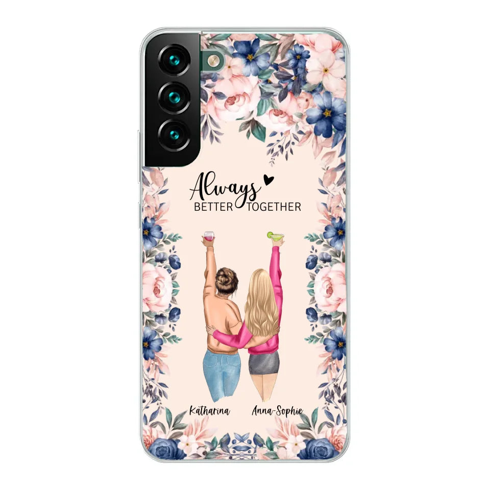 Beste vrienden voor altijd - Gepersonaliseerde telefoonhoesje