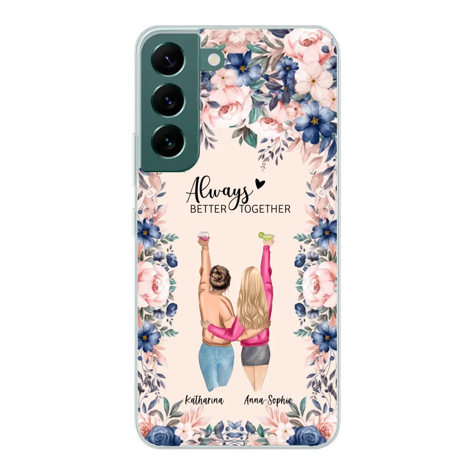 Beste vrienden voor altijd - Gepersonaliseerde telefoonhoesje