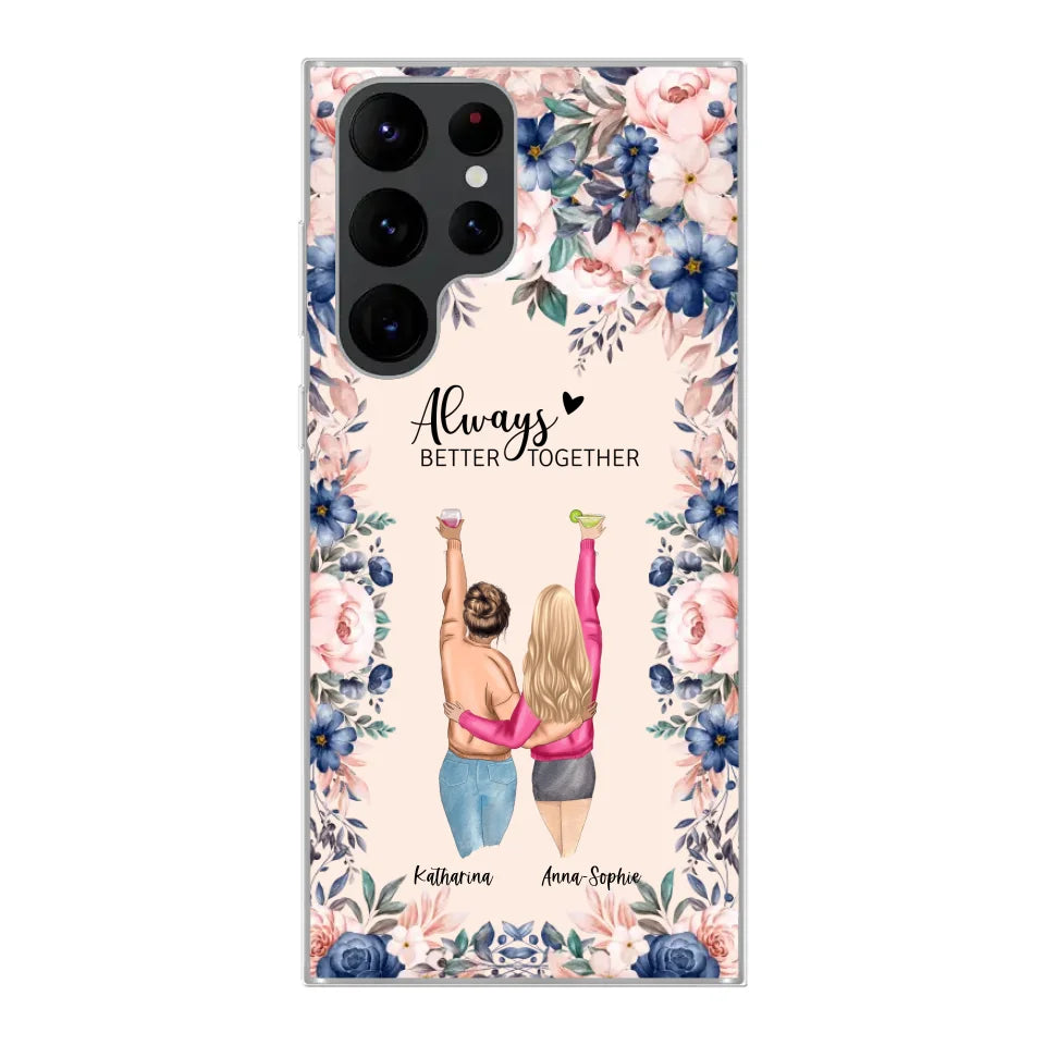 Beste vrienden voor altijd - Gepersonaliseerde telefoonhoesje