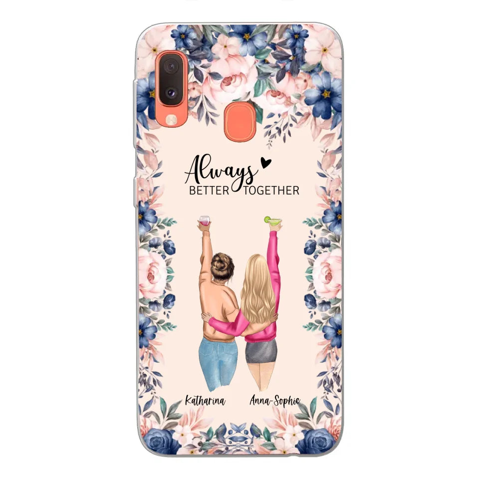 Beste vrienden voor altijd - Gepersonaliseerde telefoonhoesje