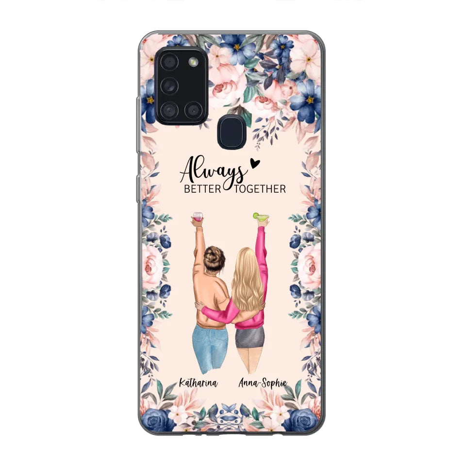 Beste vrienden voor altijd - Gepersonaliseerde telefoonhoesje