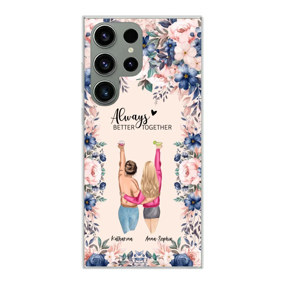 Beste vrienden voor altijd - Gepersonaliseerde telefoonhoesje