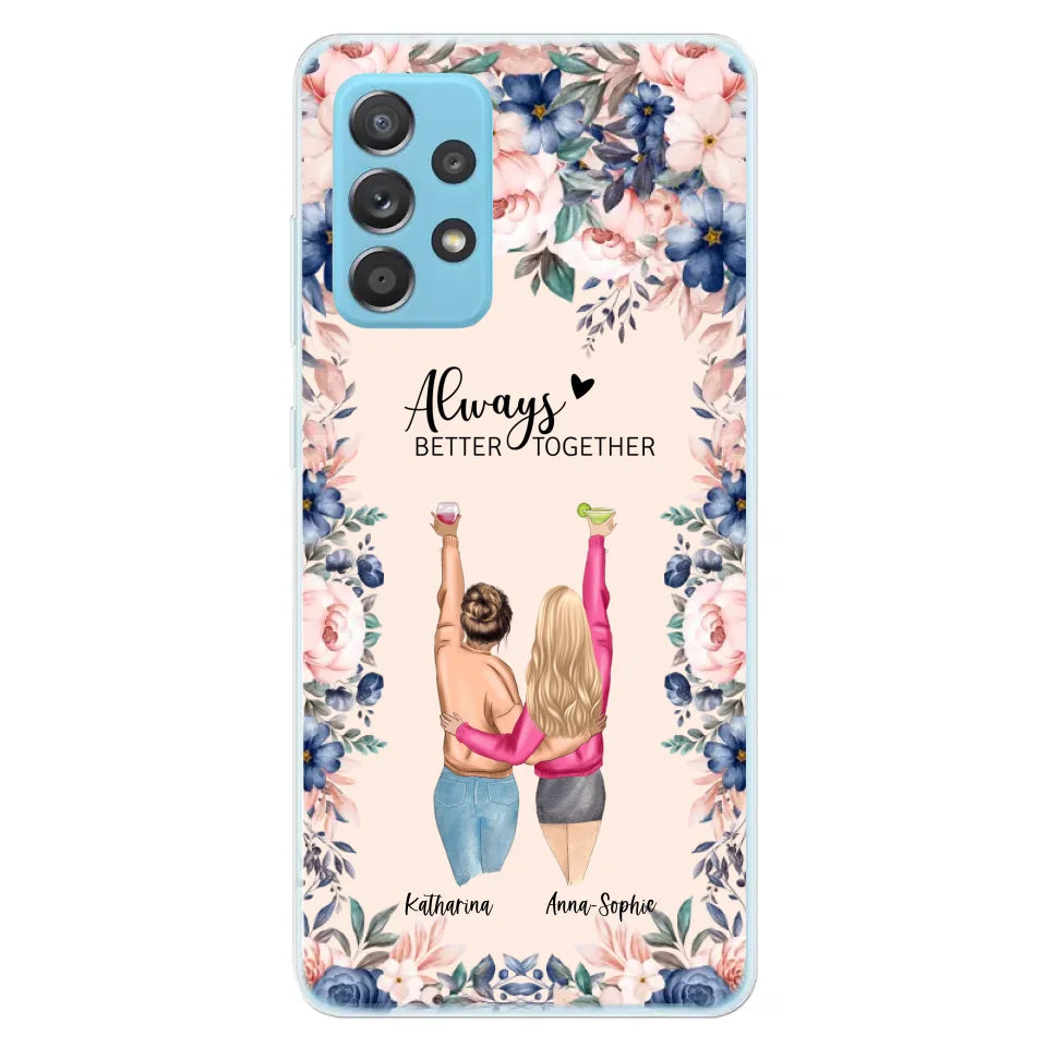 Beste vrienden voor altijd - Gepersonaliseerde telefoonhoesje