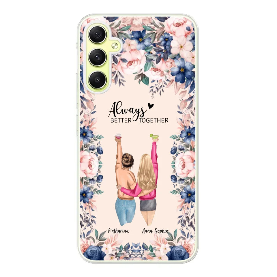 Beste vrienden voor altijd - Gepersonaliseerde telefoonhoesje