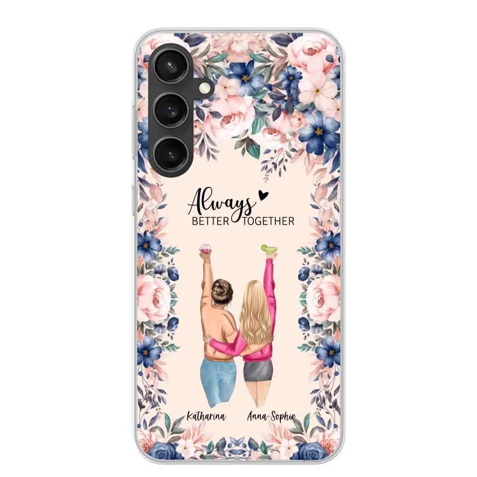 Beste vrienden voor altijd - Gepersonaliseerde telefoonhoesje