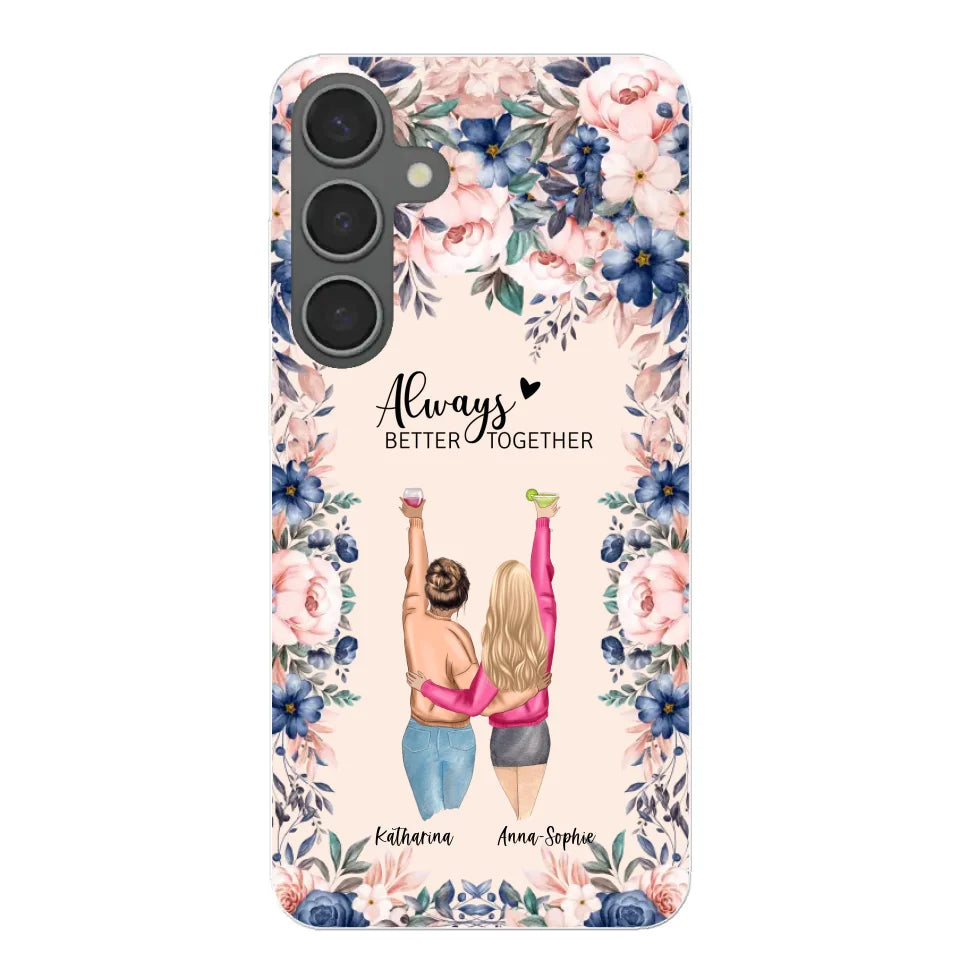 Beste vrienden voor altijd - Gepersonaliseerde telefoonhoesje